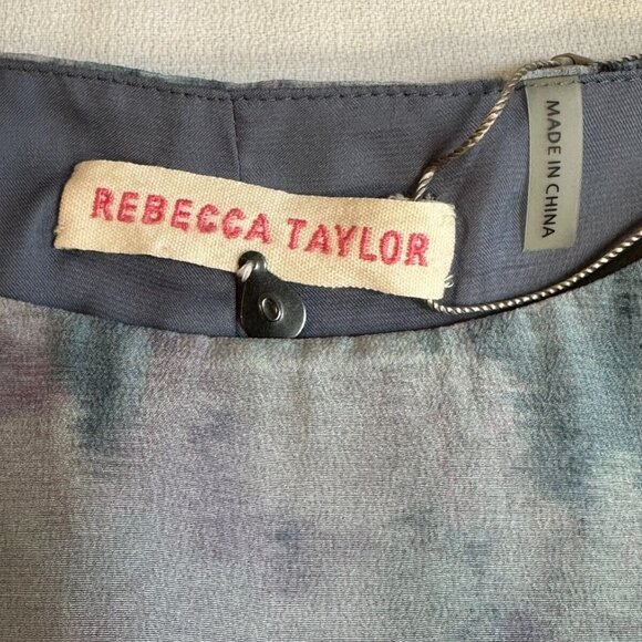 Rebecca Taylor Aurora Pleated Black Shift Silk Dress Designer High End Luxury - Picture 7 of 16